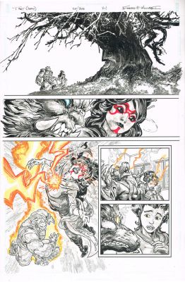 Freddie E. Williams II | TMNT (2024) (Issue 20/300, Pg 21) 11 x 17 | Freddie E. Williams II
