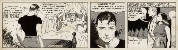 Frazetta, Frank - JOHNNY COMET Strip Art | ComicConnect