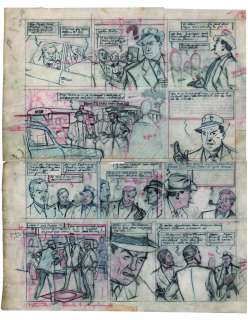 JACOBS Edgar Pierre  - Blake et Mortimer  - Planche préparatoire sur calque très [...] | Vermot et Associés