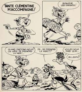 Remacle | Le Vieux Nick, cases 1, 2 et 4 à l’encre de… | Millon