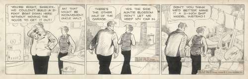 Frank King | Gasoline Alley daily strip | Galerie Laqua
