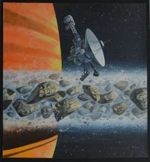 Corteggi, Luigi | original plate for a series of space stickers and cards  - (1960s) | Catawiki