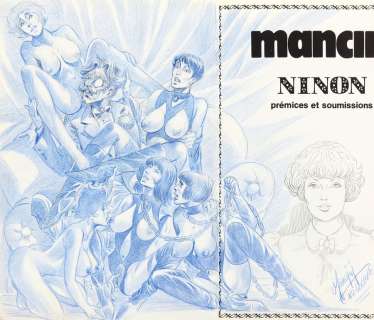 Mancini - Lot 054 - Ninon 1 en édition originale de 1992 agrémenté…
