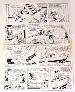 Remacle - Barbe noire joue et perd - Planche Encre de chine pour planche 39 de [...] | Arthema Auction