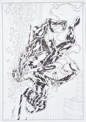 Giovanni Timpano - Spider-Man vs. Venom Original Art | eBay Europe (Buy It Now)