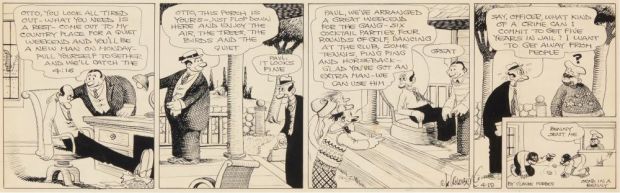 Rube Goldberg (1883-1970), "Otto, you look all tired out..." | misc / divers