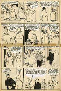 Félix n’est pas rentré Encre de Chine et crayon bleu pour la planche 9 de ce récit... | Tessier Sarrou