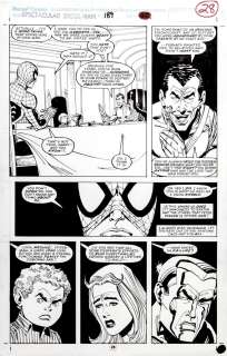 Sal Buscema | Spectacular Spider-Man #189 P 28 (Historic 30Th Anniversary Green Goblin Issue! Spider-Man, Goblin, Liz Allen, Little Normie, & Molten Man!) 1992 | Romitaman