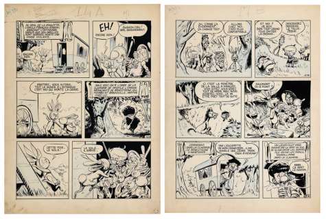 Sirius | Bouldaldar et Colégram, planches n°14A et 17B… | AZ auction