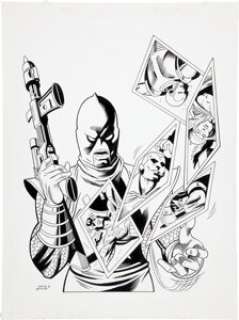 Dan Adkins The Avengers #145 Cover Recreation Original Art (1999). They paid him one billion dollars to murder - | Heritage