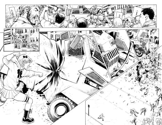 Nicola Scott | Issue 2 - Issue 2 Pages 20 and 21 | Nicola Scott