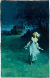 Gothic Romance Paperback Cover Painting Original Art (undated) | Heritage