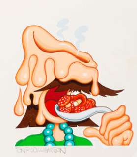 Skip Williamson - ’Shrooms Illustration Original Art (undated). This mind-melting experience is produced in oil - | Heritage