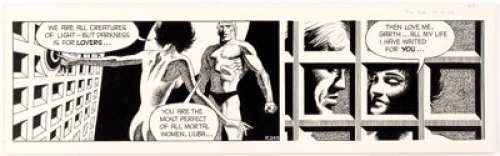 Frank Bellamy Garth #F.243 Daily Comic Strip Original Art dated 10-14-72 (Daily Mirror, 1972). Frank Bellamy - | Heritage