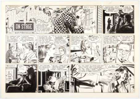 Leonard Starr Mary Perkins On Stage Sunday Comic Strip Original Art dated 11-13-66 (Chicago Tribune, 1966). - | Heritage