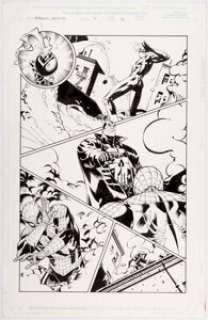 Michael Lopez (attributed) and Andy Owen (attributed) Marvel Remix #4 Story Page 11 Spider-M...