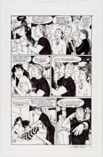 Terry Moore Strangers in Paradise V3#4 Story Page 3 Francine Original Art (Image/Homage Studios, 1997). - | Heritage