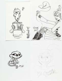 Jim Mahfood, Colleen Coover, Christine Norrie (as Xtine), and Others - Commission Illustration Original Art -