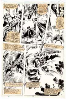 Gene Colan and Dan Green Doctor Strange #42 Page 23 Original Art (Marvel Comics, 1980). Doctor Strange faces - | Heritage