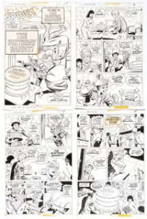 Win Mortimer, Mike Esposito and Tony Mortellaro Spidey Super Stories #14 Complete Six Page Story Original Art - | Heritage
