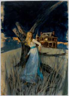 Robert Abbett - Gothic Romance Paperback Novel Cover Painting Original Art (Bantam, c. 1960-70s).... | Heritage