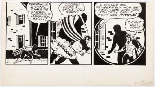 Stan Asch (attributed) All-Star Comics Unpublished Partial Page Original Art (DC Comics, c. 1940s).... | Heritage