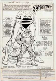 Curt Swan and Frank Chiaramonte Superman #368 Splash Page Original Art (DC Comics, 1982).... | Heritage