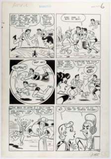 Dan DeCarlo Jetta of the 21st Century #6 Story Page 6 Original Art (Pines, 1953).... | Heritage