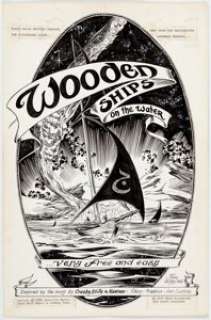 Steve Leialoha Star*Reach #3 Complete 5-Page Story "Wooden Ships on the Water" Original Art (Star*Reach, 1975).... (Total: 5 Original Art) | Heritage