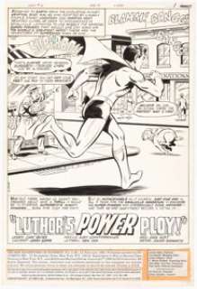 Kurt Schaffenberger and Dave Hunt The New Adventures of Superboy #14 Splash Page 1 Original Art (DC, 1981).... | Heritage