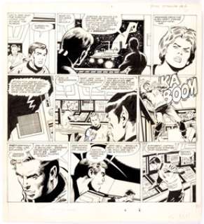 Neal Adams Studios Star Trek: The Time Stealer [Book and Record Set] #BR513 Story Page 2 Original Art (Power Recor... | Heritage