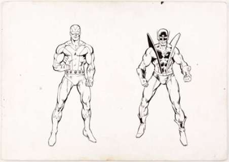 Vince Argondezzi Official Handbook of the Marvel Universe Deluxe Edition #10 Goliath and Yellowjacket (Hank Pym) I...