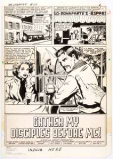 Kevin Nowlan and Terry Austin Dr. Strange #57 Story Page 1 Original Art (Marvel, 1983). The title page for Roger - | Heritage