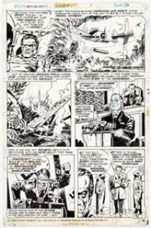 Frank Robbins and Vince Colletta Giant-Size Invaders #1 Page 16 Original Art (Marvel, 1975).... | Heritage
