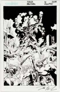 Dale Eaglesham and Andrew Hennessy Sigil #41 Cover Original Art (CrossGen, 2003)....