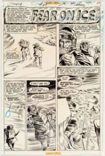 John Calnan Ghosts #37: "Fear on Ice" Complete 6-Page Story Original Art (DC Comics, 1975). ... (Total: 6 Original Art) | Heritage