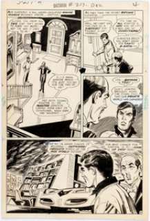 Irv Novick and Dick Giordano Batman #217 Story Page 4 Original Art (DC, 1969).... | Heritage
