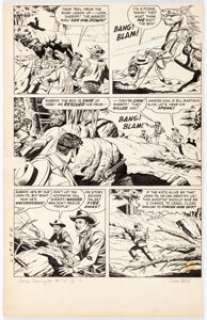 Tom Gill The Lone Ranger #73 Story Page 8 Original Art (Dell, 1954). ... | Heritage