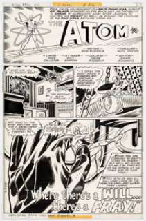 Alex Saviuk and Vince Colletta Action Comics #489 "Atom" Story Splash Original Art (DC Comics, 1978).... | Heritage