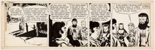 Milton Caniff Terry and the Pirates Daily Comic Strip Original Art dated 6-13-45 (News Syndicate Co., 1945).... | Heritage