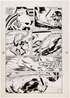  - Steve Rude and John Nyberg Nexus Unspecified Issue Page 12 Original Art (First Comics, ca. mid-1980s)....