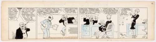 Chic Young Blondie Daily Comic Strip Original Art dated 01-10-31 (King Features Syndicate, 1931). ... | Heritage