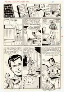 Greg LaRocque and Jim Mooney Spectacular Spider-Man #63 Story Page 8 Original Art (Marvel, 1982).... | Heritage