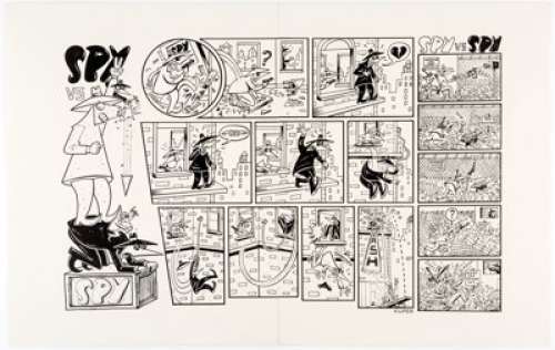  - Peter Kuper MAD Complete 2-Page Story Spy vs. Spy Original Art (EC, c. 2000s).... (Total: 2 Original Art)