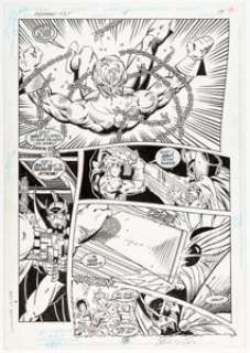 Kirk Jarvinen and Brad Vancata Aquaman: Time and Tide #4 Story Page 19 Original Art (DC, 1994).... | Heritage