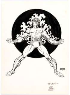 Gil Kane The Collector #28 Adam Warlock Illustration Original Art (Bill G. Wilson, 1973).... | Heritage
