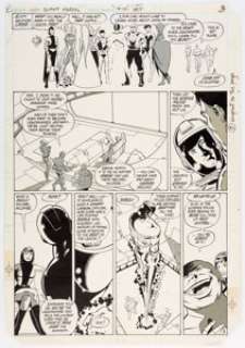 Keith Giffen and Larry Mahlstedt Legion of Super-Heroes #304 Story Page 3 Original Art (DC, 1983).... | Heritage