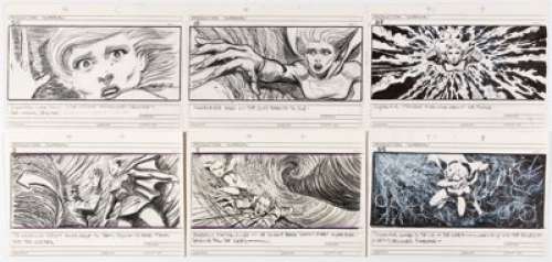 Mike Ploog Supergirl Storyboard Drawing Original Art Group of 29(Warner Bros., 1984). ... (Total: 29 Original Art) | Heritage