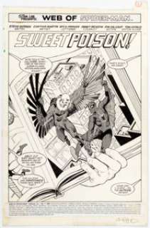 Cynthia Martin Web of Spider-Man Annual #4 Splash Page 1 Original Art (DC Comics, 1988).... | Heritage