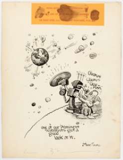 George Herriman archys life of mehitabel Page 164 Illustration Original Art (Doubleday, 1933). ... | Heritage